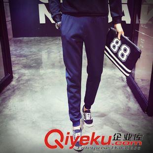 2015新款男裝褲子 2015秋季新款廠家批發(fā) 褲腳個(gè)性刺繡笑臉 全棉修身束腳男士休閑褲圖片|2015新款男裝褲子 2015秋季新款廠家批發(fā) 褲腳個(gè)性刺繡笑臉 全棉修身束腳男士休閑褲產(chǎn)品圖片由義烏市酷潤(rùn)服飾廠公司生產(chǎn)提供-